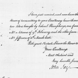 Document, 1786 May 19