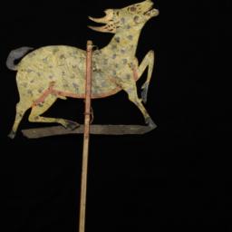 Yellow [goat] Rod Puppet