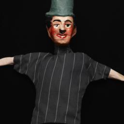 Male Hand Puppet With Green...