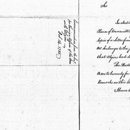 Document, 1785 October 14