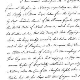Document, 1779 December 22