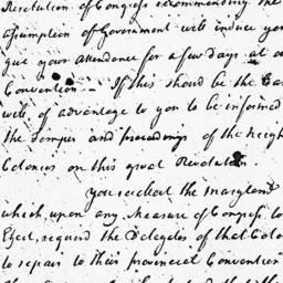 Document, 1776 May 25