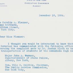 Letter: 1934 December 18