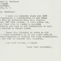 Letter: 1951 December 13