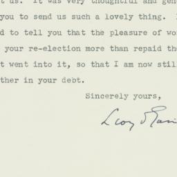 Letter: 1950 December 5
