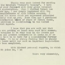 Letter: 1951 August 23