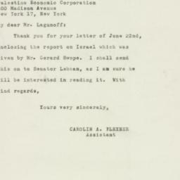Letter: 1950 June 23