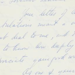 Letter: 1961 May 22