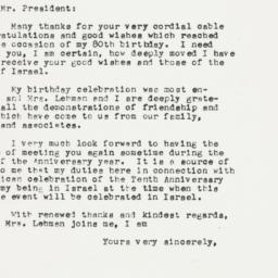 Letter: 1953 April 3