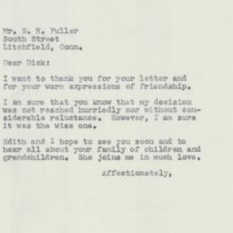 Letter: 1956 August 28