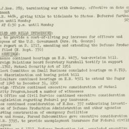 Administrative Record: 1951...