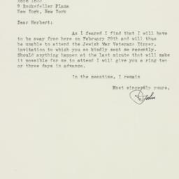 Letter: 1948 February 19