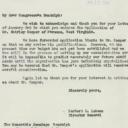 Letter: 1944 January 12
