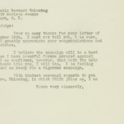 Letter: 1949 September 16