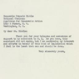 Letter: 1951 March 12
