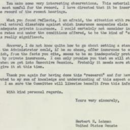 Letter: 1956 March 8