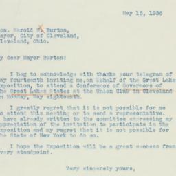 Letter: 1936 May 15