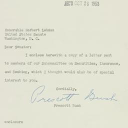Letter: 1953 October 23