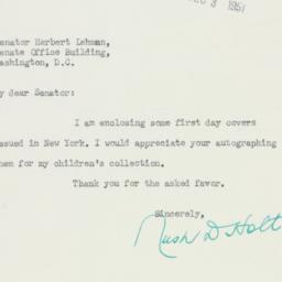 Letter: 1951 November 29