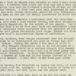 Letter: 1949 April 22