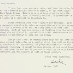 Letter: 1951 January 12