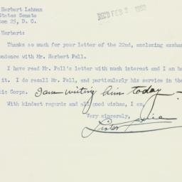 Letter: 1953 January 28