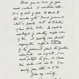 Letter: 1949 September 28