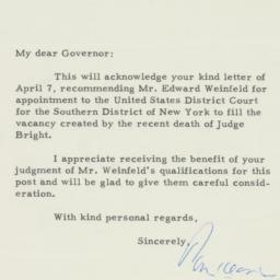 Letter: 1948 April 9