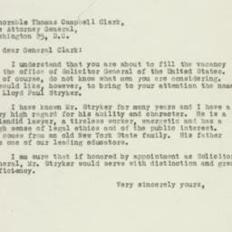 Letter: 1946 October 20