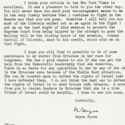 Letter: 1958 October 3