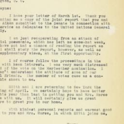 Letter: 1961 March 10