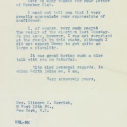 Letter: 1942 November 6