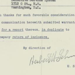 Letter: 1951 July 13