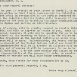 Letter: 1946 March 5