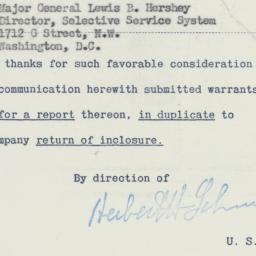Letter: 1950 November 27