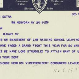 Letter: 1935 April 25