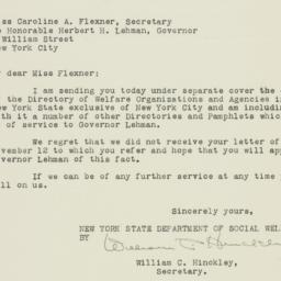 Letter: 1932 November 25