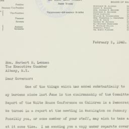 Letter: 1940 February 2