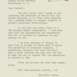 Letter: 1952 June 24