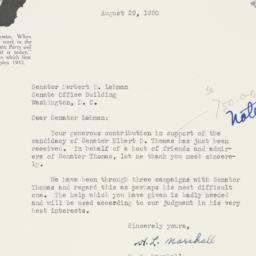 Letter: 1950 August 29