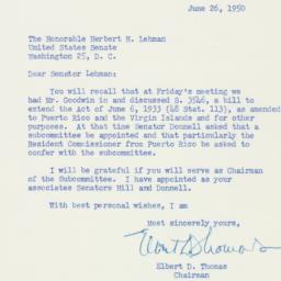 Letter: 1950 June 27