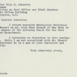 Letter: 1956 January 25