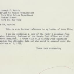 Letter: 1956 July 26
