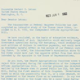 Letter: 1952 June 3