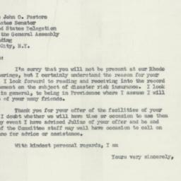 Letter: 1955 November 7