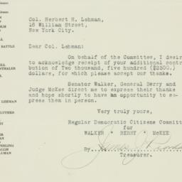 Letter: 1925 September 12