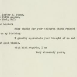 Letter: 1947 April 1