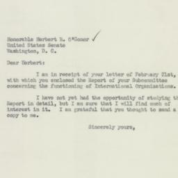 Letter: 1951 February 28