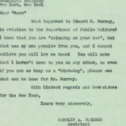 Letter: 1950 December 27