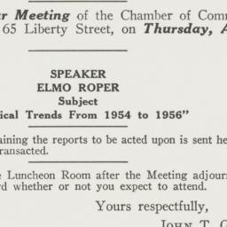 Invitation: 1955 March 30